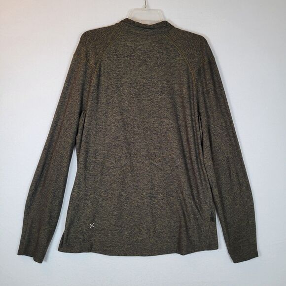 Lululemon Mens Surge Warm Top Size XL Gray Activewear 1/2 Zip Running Athleisure - Picture 8 of 8